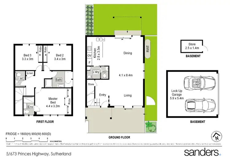 Floorplan of Homely townhouse listing, 5/673-675 Old Princes Highway, Sutherland NSW 2232