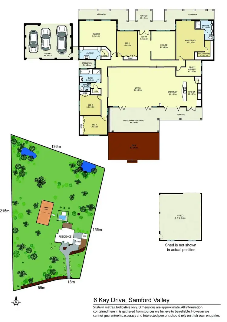 Floorplan of Homely house listing, 6 Kay Drive, Samford Valley QLD 4520