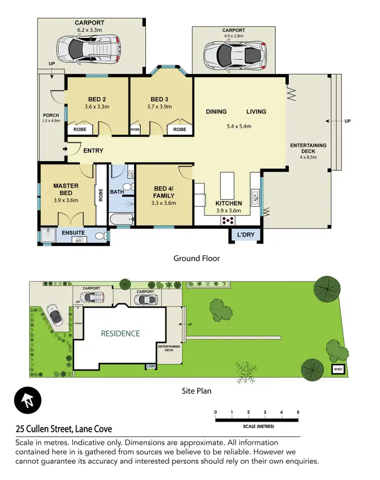 Floorplan of Homely house listing, 25 Cullen Street, Lane Cove NSW 2066