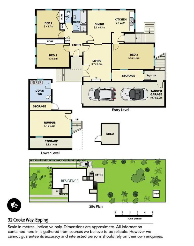 Floorplan of Homely house listing, 32 Cooke Way, Epping NSW 2121