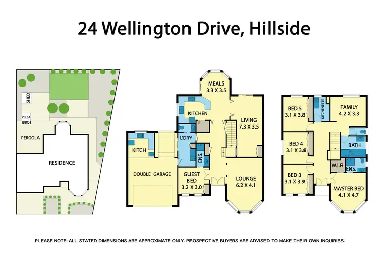 Floorplan of Homely house listing, 24 Wellington Drive, Hillside VIC 3037
