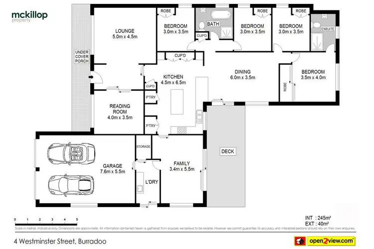 Floorplan of Homely house listing, 4 Westminster Place, Burradoo NSW 2576