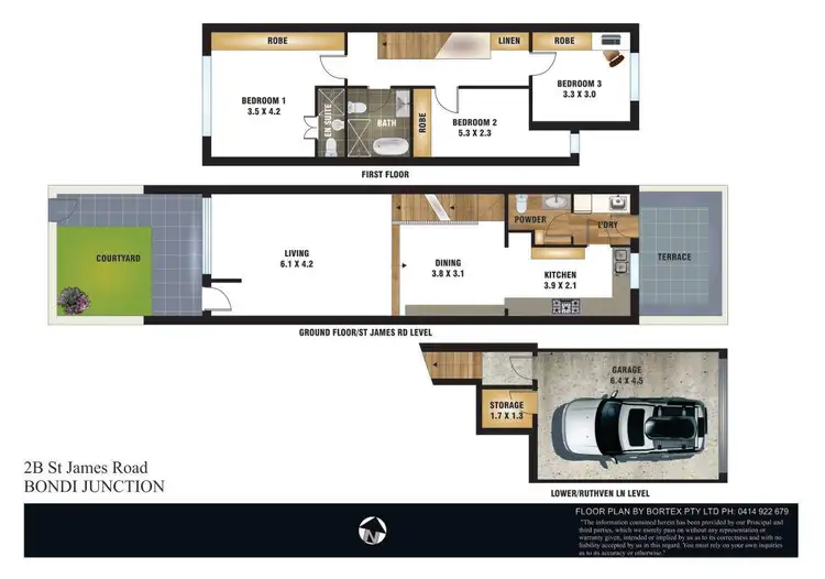 Floorplan of Homely house listing, 2B St James Road, Bondi Junction NSW 2022