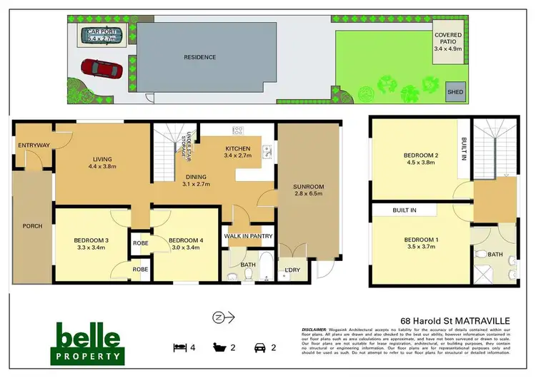 Floorplan of Homely house listing, 68 Harold Street, Matraville NSW 2036