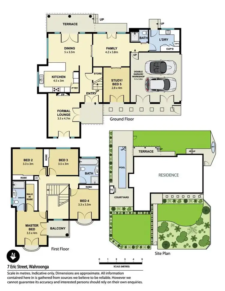 Floorplan of Homely house listing, 7 Eric Street, Wahroonga NSW 2076