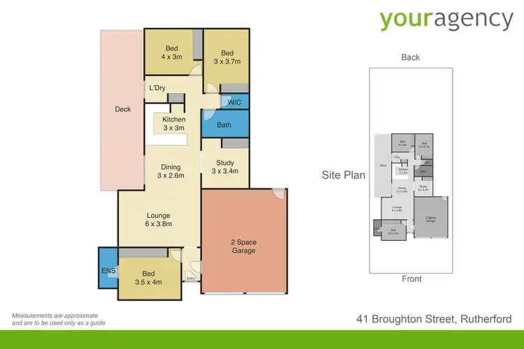 Floorplan of Homely house listing, 41 Broughton Street, Rutherford NSW 2320
