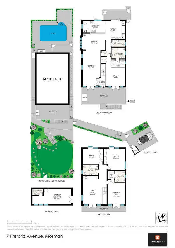 Floorplan of Homely house listing, 7 Pretoria Avenue, Mosman NSW 2088