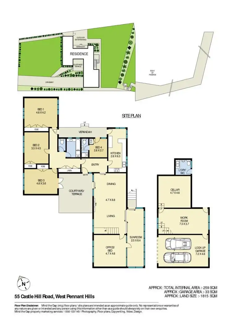 Floorplan of Homely house listing, 55 Castle Hill Road, West Pennant Hills NSW 2125