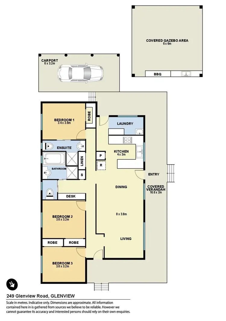 Floorplan of Homely house listing, 249 Glenview Road, Glenview QLD 4553