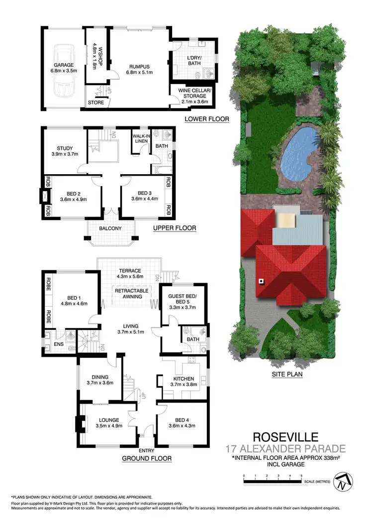Floorplan of Homely house listing, 17 Alexander Parade, Roseville NSW 2069