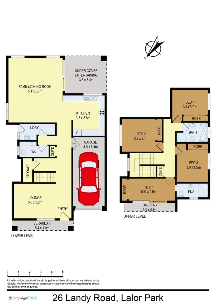 Floorplan of Homely house listing, 26 Landy Road, Lalor Park NSW 2147