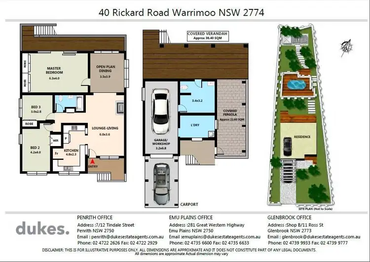 Floorplan of Homely house listing, 40 Rickard Road, Warrimoo NSW 2774