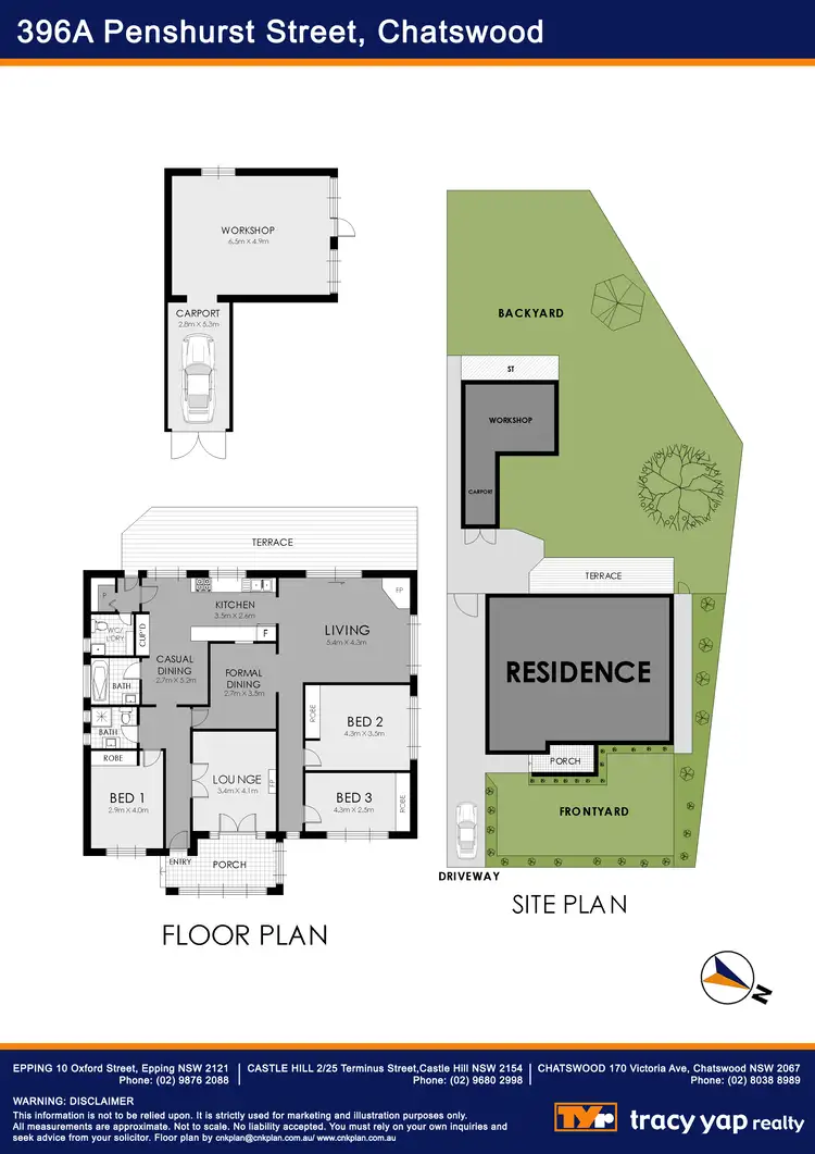 Floorplan of Homely house listing, 396A Penshurst Street, Chatswood NSW 2067