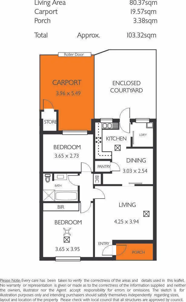 Floorplan of Homely unit listing, 9/29a Winchester Street, St Peters SA 5069
