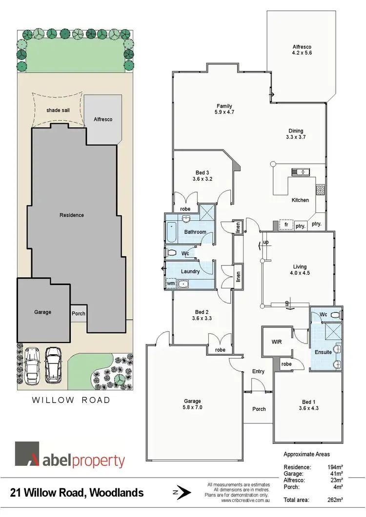 Floorplan of Homely house listing, 21 Willow Road, Woodlands WA 6018