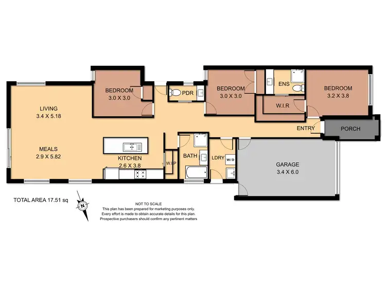 Floorplan of Homely house listing, 51 Cherrington Avenue, Officer VIC 3809
