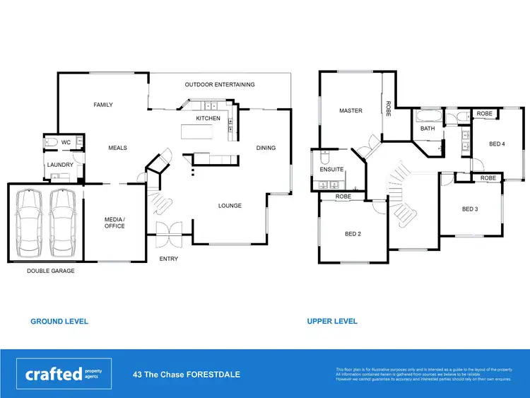 Floorplan of Homely house listing, 43 The Chase, Forestdale QLD 4118
