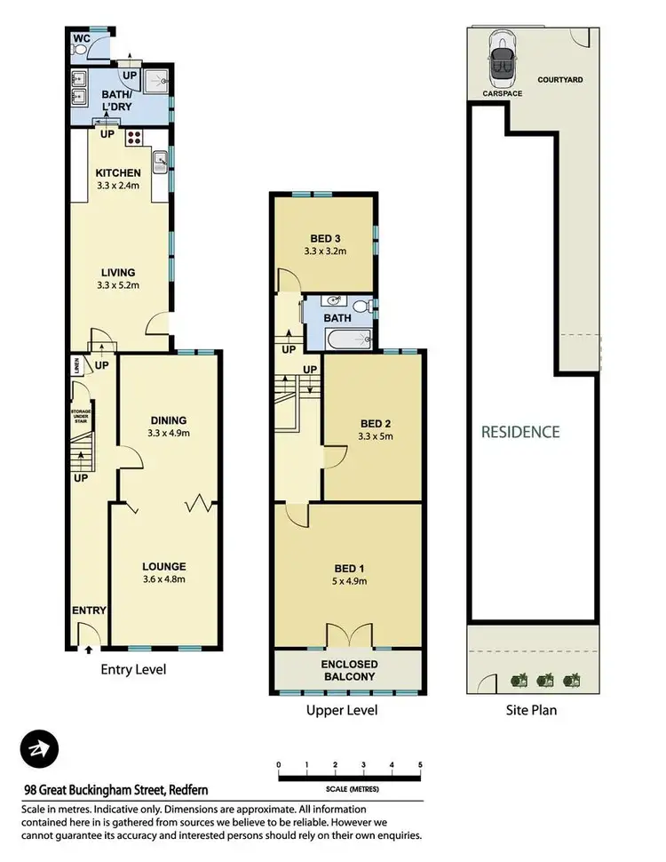 Floorplan of Homely house listing, 98 Great Buckingham Street, Redfern NSW 2016