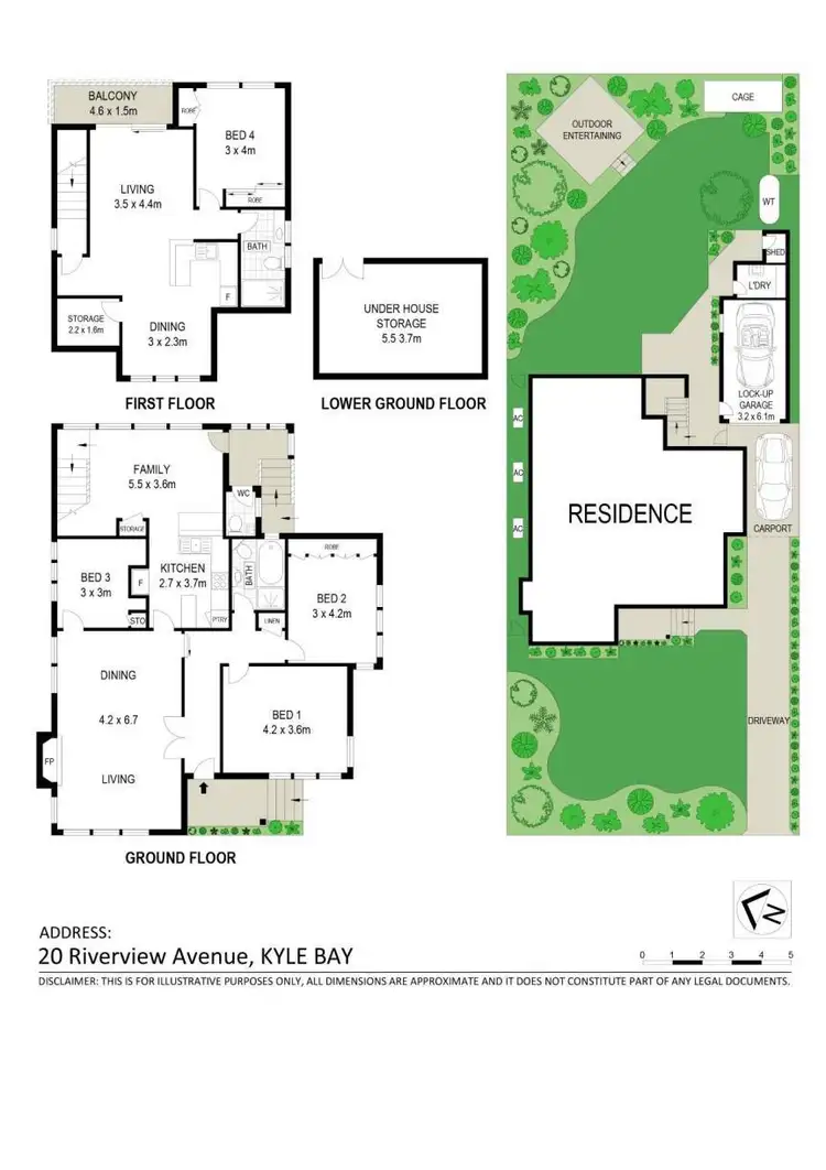 Floorplan of Homely house listing, 20 Riverview Avenue, Kyle Bay NSW 2221