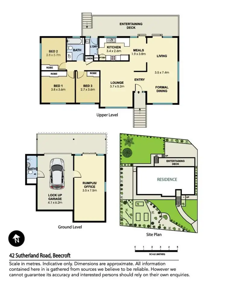 Floorplan of Homely house listing, 42 Sutherland Road, Beecroft NSW 2119