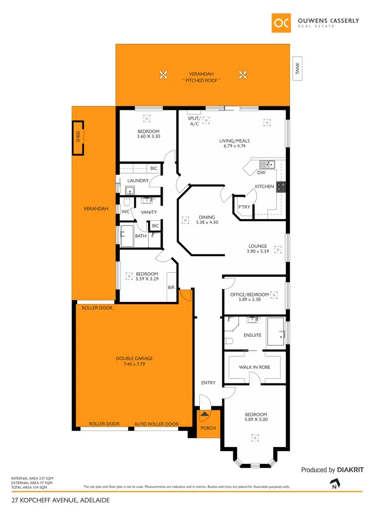 Floorplan of Homely house listing, 27 Kopcheff Avenue, Fulham Gardens SA 5024