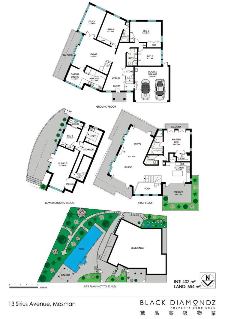 Floorplan of Homely house listing, 13 Sirius Avenue, Mosman NSW 2088