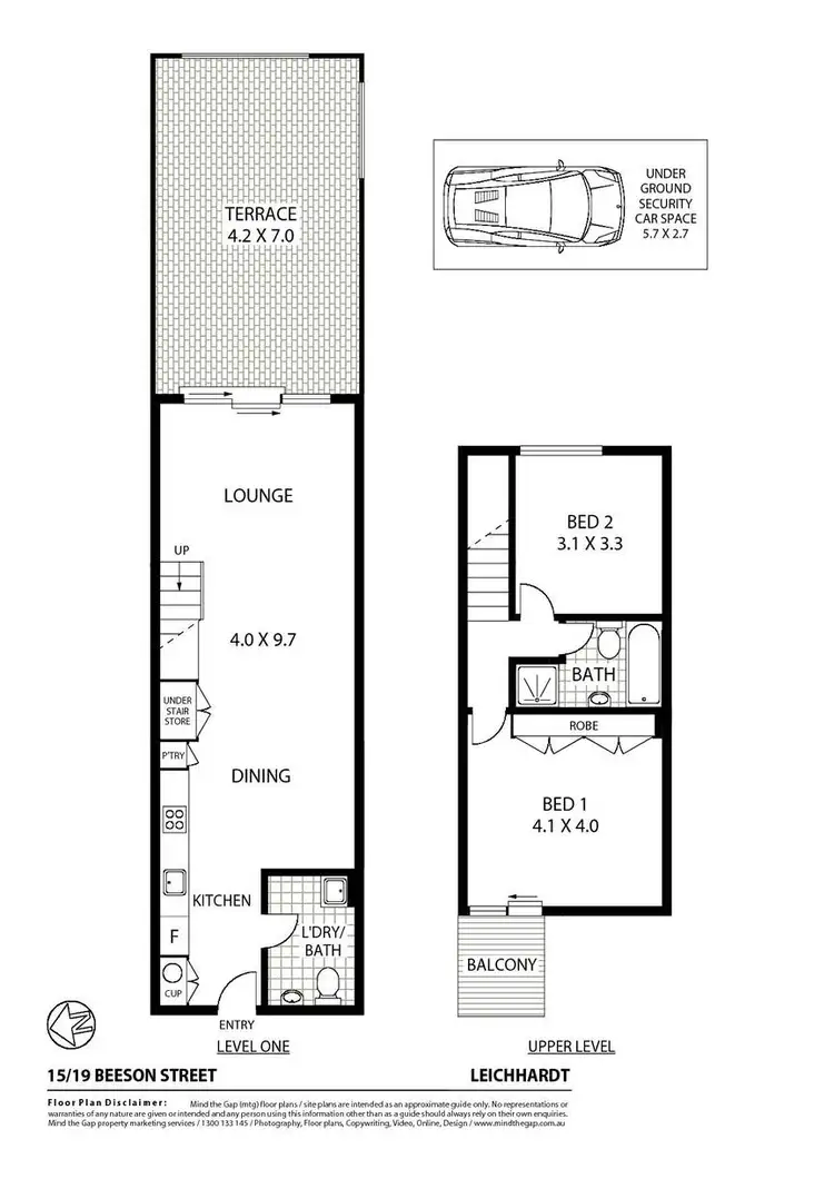 Floorplan of Homely apartment listing, Unit 15/19 Beeson Street, Leichhardt NSW 2040