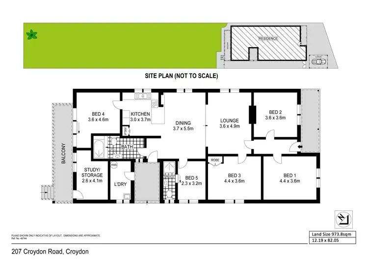 Floorplan of Homely house listing, 207 Croydon Road, Croydon NSW 2132