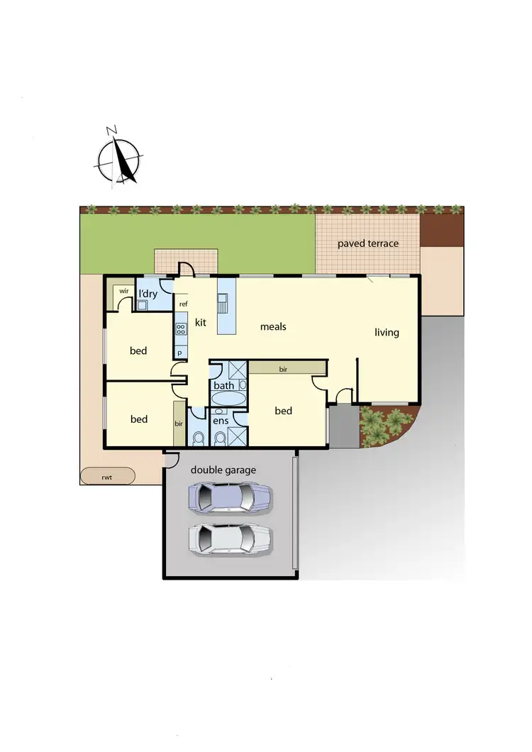 Floorplan of Homely unit listing, 4/1 Attunga Crescent, Seaford VIC 3198