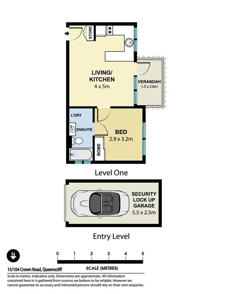 Floorplan of Homely apartment listing, 15/104 Crown Road, Queenscliff NSW 2096