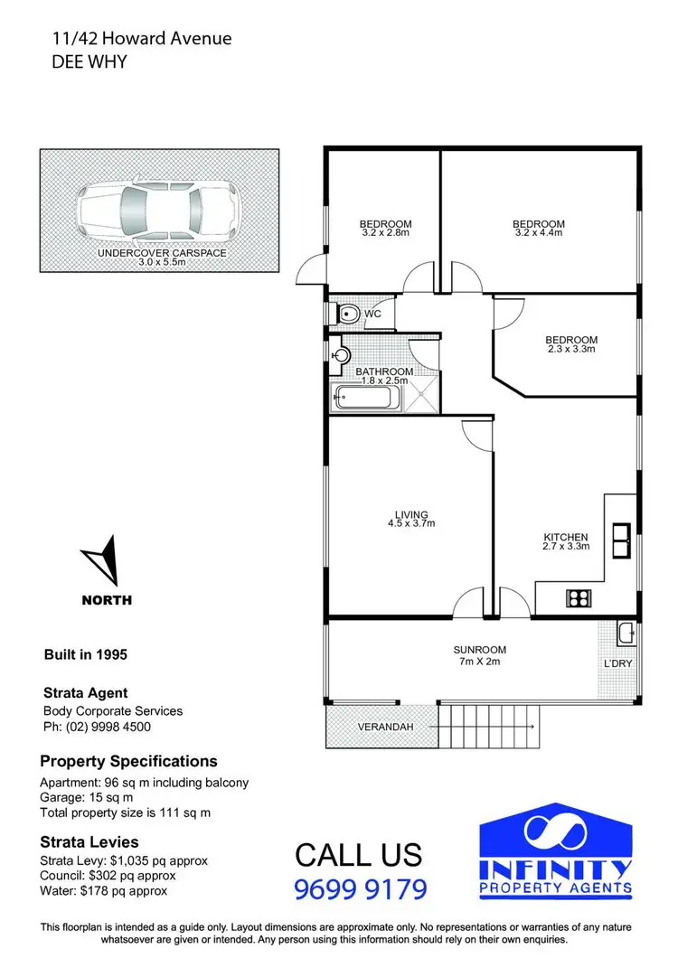 Floorplan of Homely apartment listing, 11/42 Howard Avenue, Dee Why NSW 2099