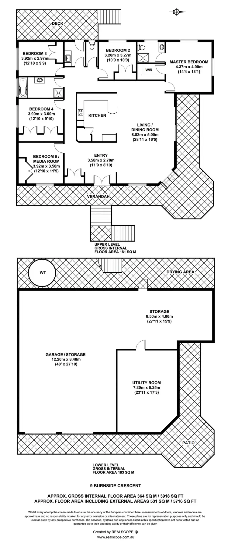 Floorplan of Homely house listing, 9 Burnside Crescent, Westlake QLD 4074