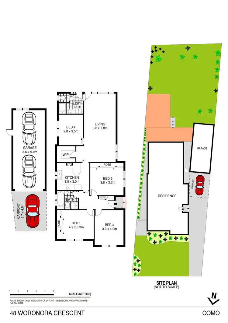 Floorplan of Homely house listing, 48 Woronora Crescent, Como NSW 2226