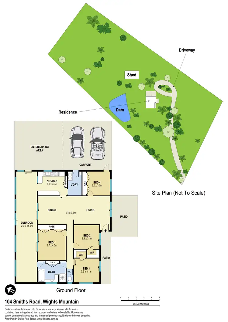 Floorplan of Homely house listing, 104 Smiths Road, Wights Mountain QLD 4520