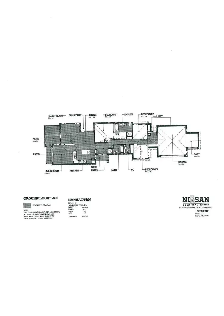 Floorplan of Homely house listing, 2121 The Vistas Drive, Carrara QLD 4211