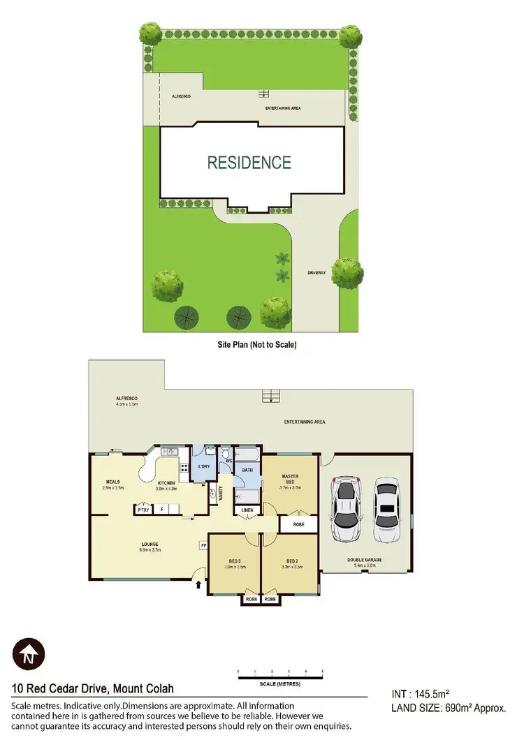 Floorplan of Homely house listing, 10 Red Cedar Drive, Mount Colah NSW 2079