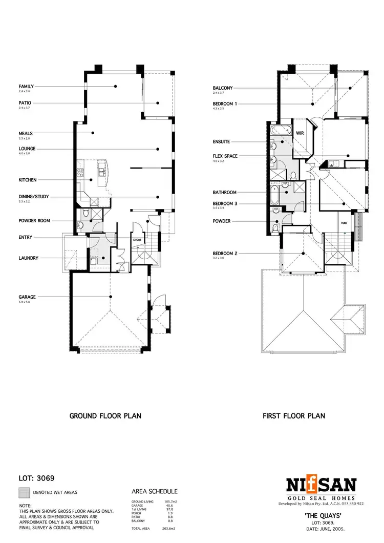 Floorplan of Homely house listing, 3072 Quay South Drive, Carrara QLD 4211
