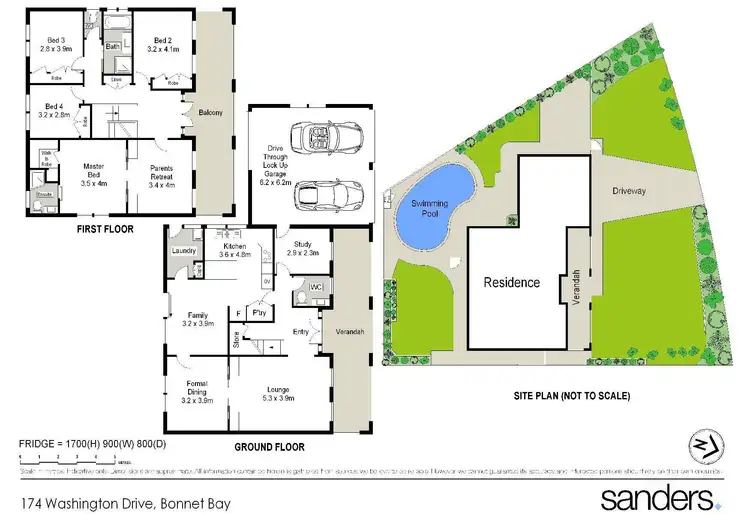 Floorplan of Homely house listing, 174 Washington Drive, Bonnet Bay NSW 2226