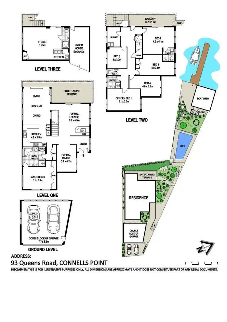 Floorplan of Homely house listing, 93 Queens Road, Connells Point NSW 2221