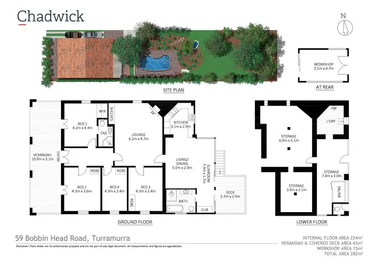 Floorplan of Homely house listing, 59 Bobbin Head Road, Turramurra NSW 2074