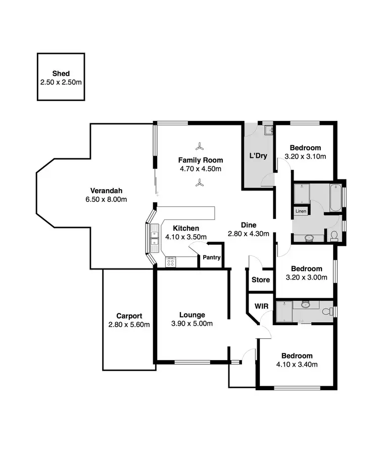 Floorplan of Homely house listing, 11 Minnamoora Court, Encounter Bay SA 5211