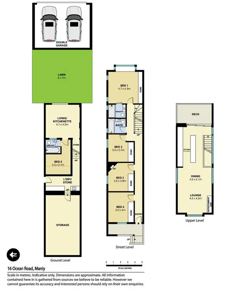 Floorplan of Homely house listing, 16 Ocean Road, Manly NSW 2095