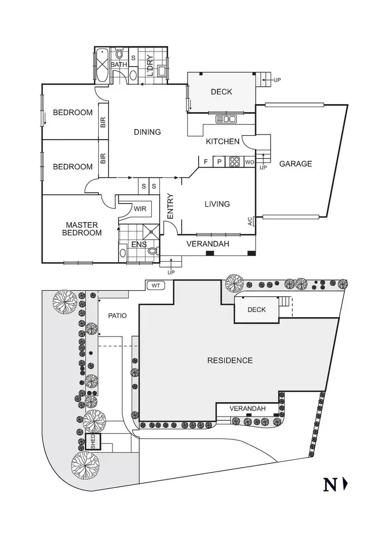 Floorplan of Homely house listing, 1 Brooks Crescent, Diamond Creek VIC 3089
