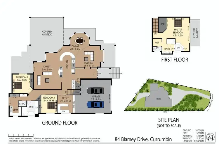 Floorplan of Homely house listing, 84 Blamey Drive, Currumbin QLD 4223