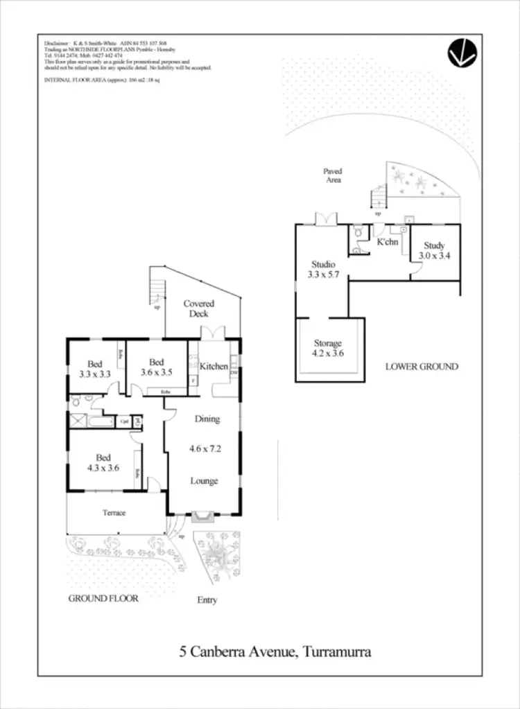 Floorplan of Homely house listing, 5 Canberra Avenue, Turramurra NSW 2074