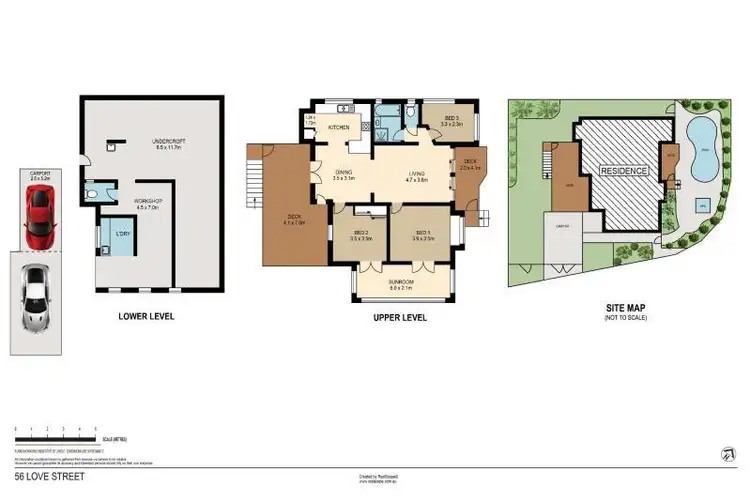 Floorplan of Homely house listing, 56 Love Street, Holland Park QLD 4121