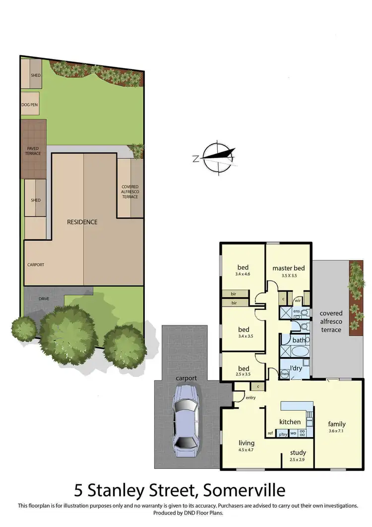 Floorplan of Homely house listing, 5 Stanley Street, Somerville VIC 3912