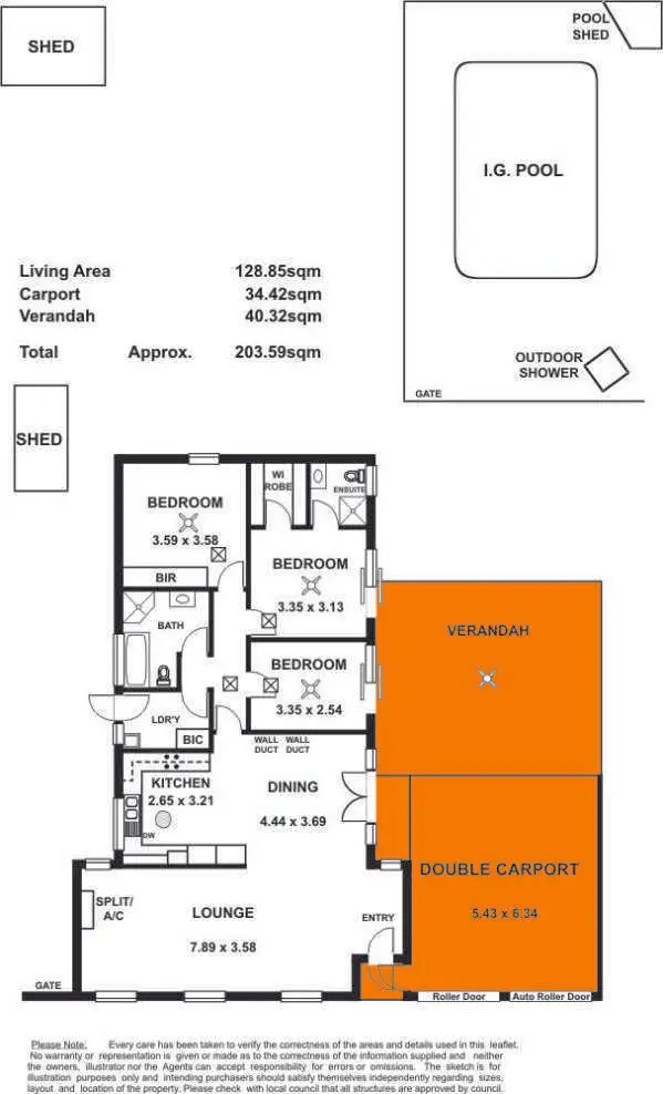 Floorplan of Homely house listing, 2 Bulahdelah Court, West Lakes Shore SA 5020