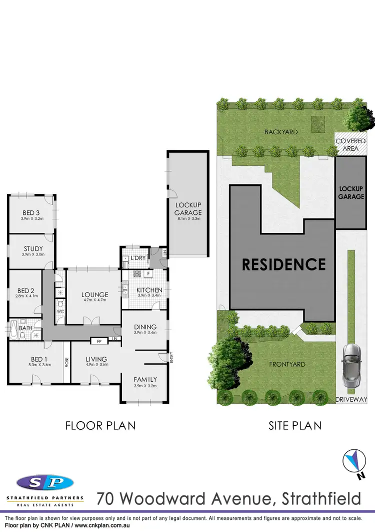 Floorplan of Homely house listing, 70 Woodward Avenue, Strathfield NSW 2135
