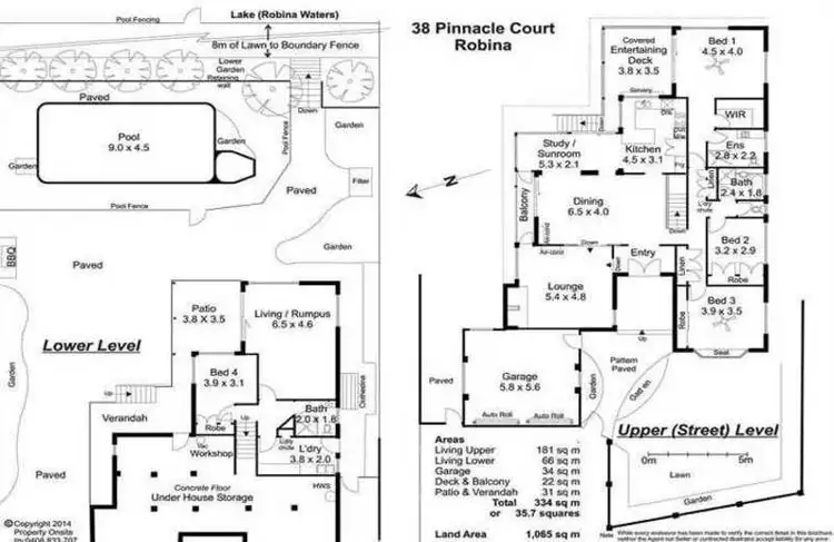 Floorplan of Homely house listing, 38 Pinnacle Court, Robina QLD 4226